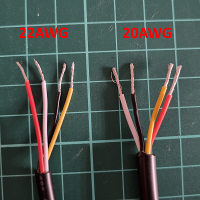 20awg 4 lü çok damarlı TTR kablo 1metre - 4