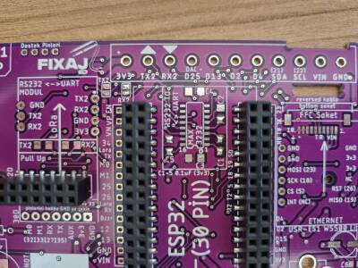 3in1 ESP32 hazir lehimli Tak Çalıştır PCB E22 ve E32 lora modülleri ile uyumlu - 4