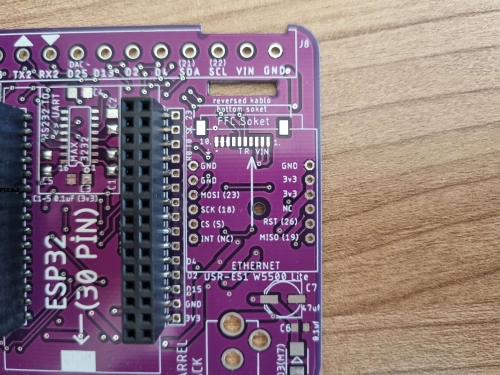 3in1 ESP32 hazir lehimli Tak Çalıştır PCB E22 ve E32 lora modülleri ile uyumlu - 6