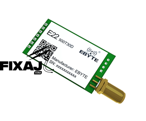 E22 900T30D 12km 868/915 Mhz 30dBm Lora Modülü SX1262 - 2