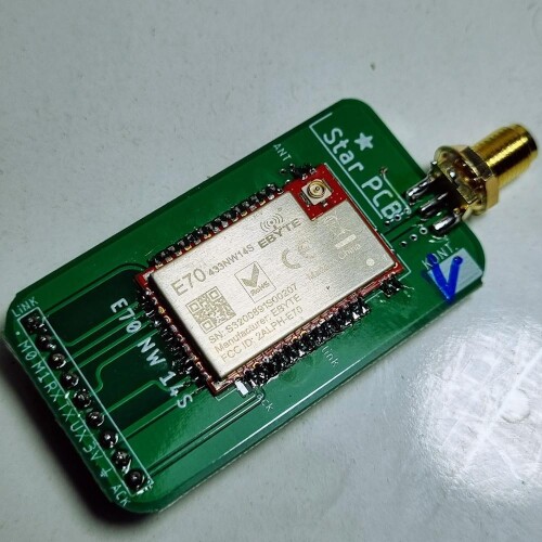 E70 433NW14 + Star PCB lehimlenmiş Hazır Tak çalıştır - fixaj