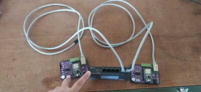 Ethernet Modülü USR ES1 w5500 Lite SPI'dan Ethernet/TCP/IP Dönüştürücü USR-ES1 - 2