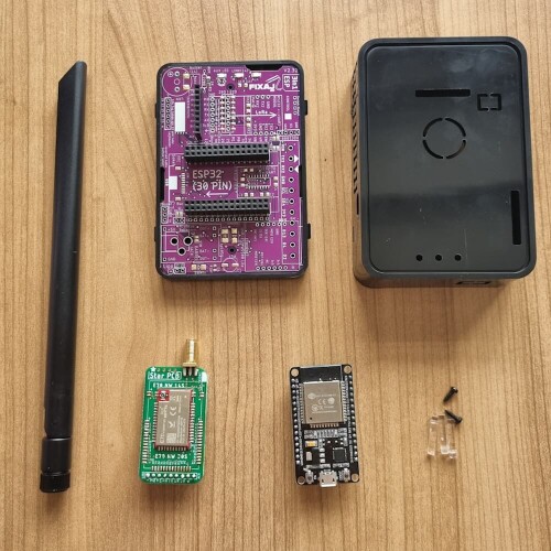 Full Set E70 433NW14S Esp32, Anten, 3in1 PCB, Kutu - 