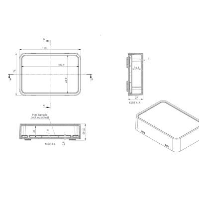 Hazır PCB lerimiz için Siyah Kutu, ABS baskı, Özel CNC Kesim - 4