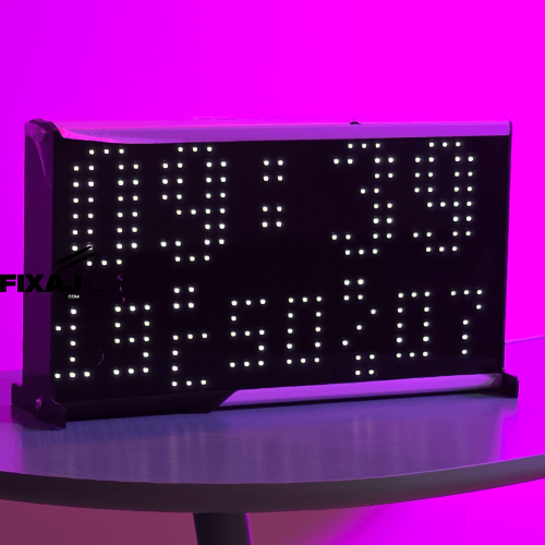 RETRO Karanlık Saat | En Karanlık Saat | Yatak odası Saati - 1