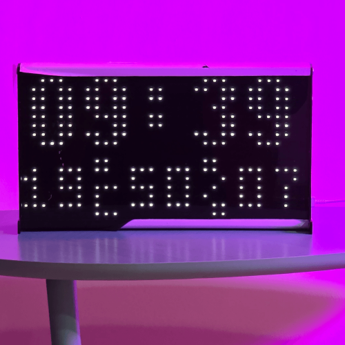 RETRO Karanlık Saat | En Karanlık Saat | Yatak odası Saati - 2