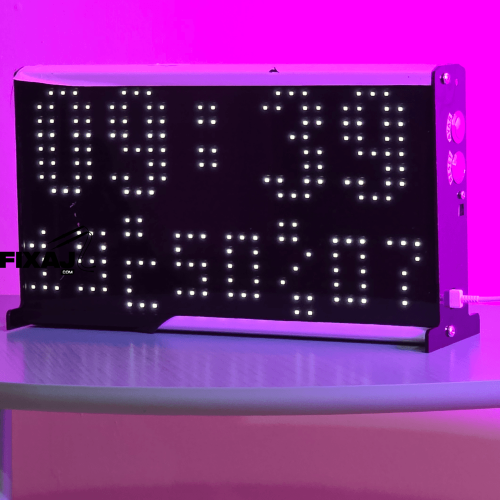 RETRO Karanlık Saat | En Karanlık Saat | Yatak odası Saati - 3