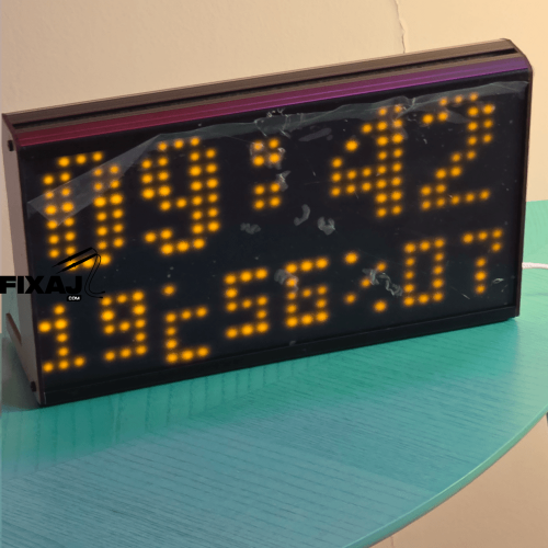 RETRO Karanlık Saat | En Karanlık Saat | Yatak odası Saati - 16