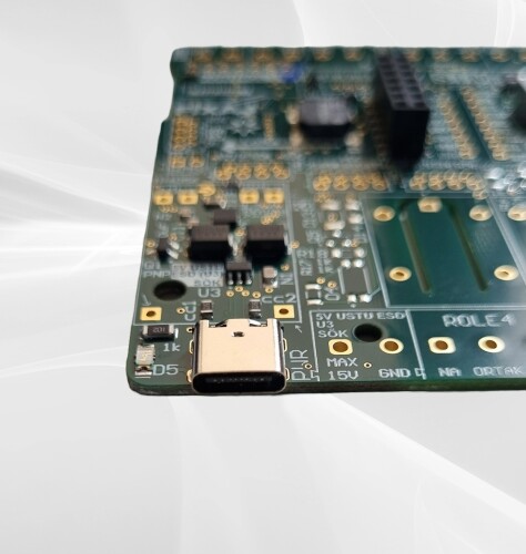 STM32 BdK 144 pinli Lehimlenmiş Hazır SMPS, Buzzer, 3 Buton, USB TYPE C - 4
